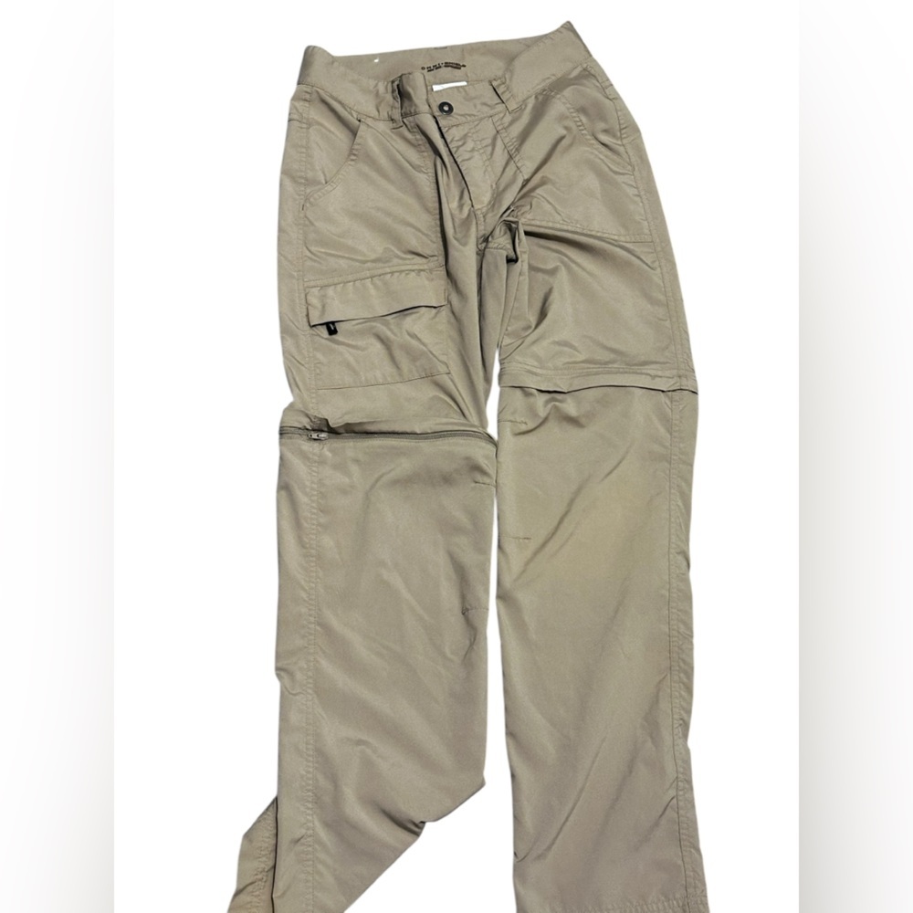 Columbia Tan Detachable Pants Wms Size 6 lightweight with Advanced Repellency - Picture 3 of 9